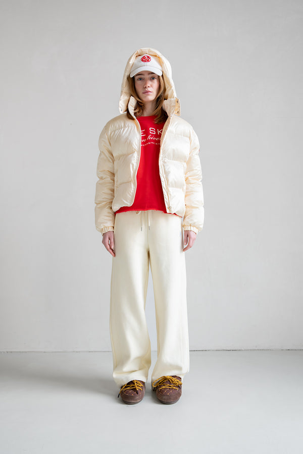 Penn & Ink JACKET (W25C291) ECRU - TOMATO