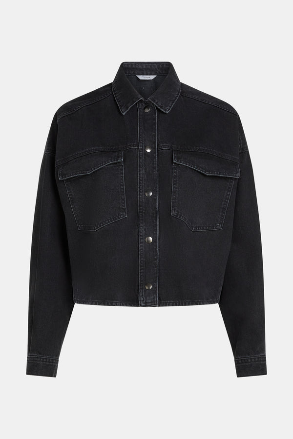 Penn & Ink JACKET (W25Z786) BLACK JEANS