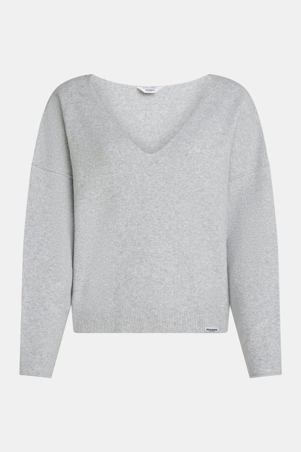 Penn & Ink JUMPER (W25B344) GREY MELANGE