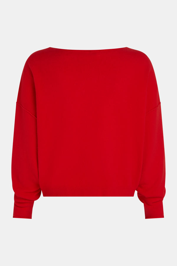Penn & Ink JUMPER (W25B344) TOMATO