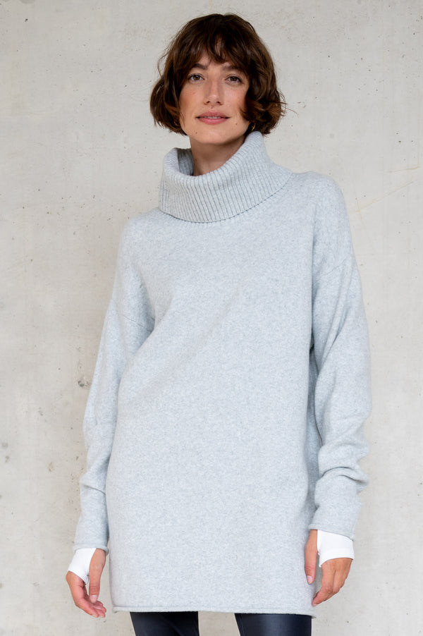 Penn & Ink JUMPER (W25B370LTD) GREY MELANGE