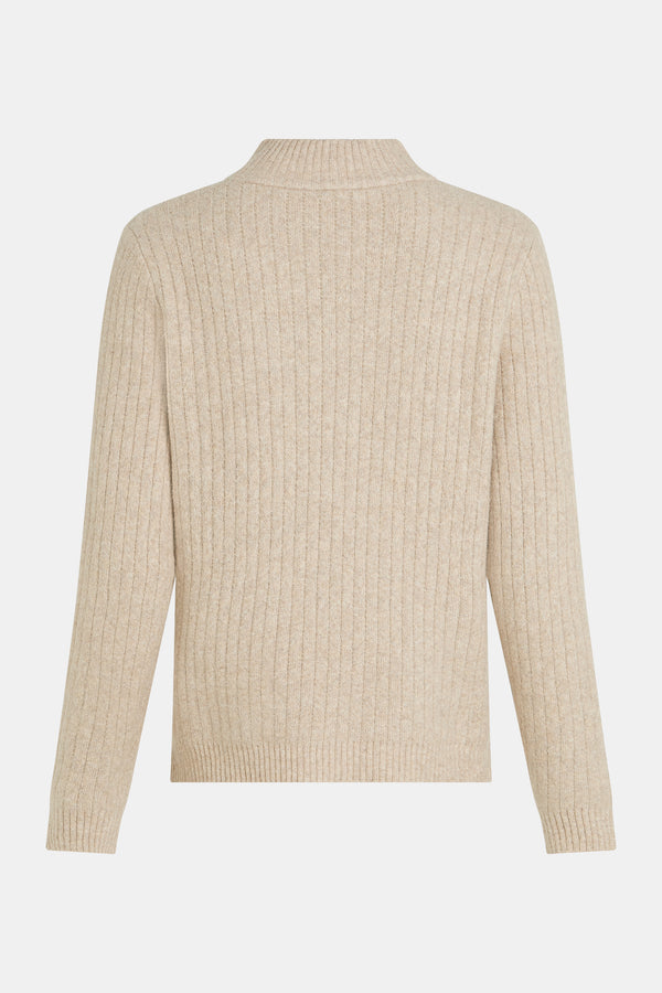 Penn & Ink JUMPER (W25C293) CAMEL MELANGE