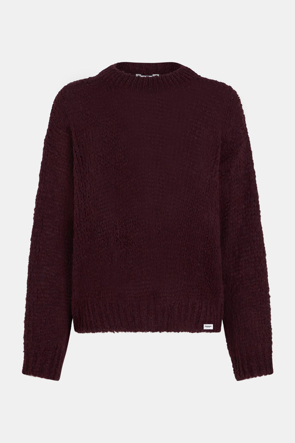 penn & ink JUMPER (W25L246) AUBERGINE