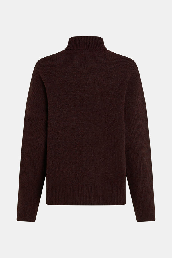 Penn & Ink JUMPER (W25L247) AUBERGINE