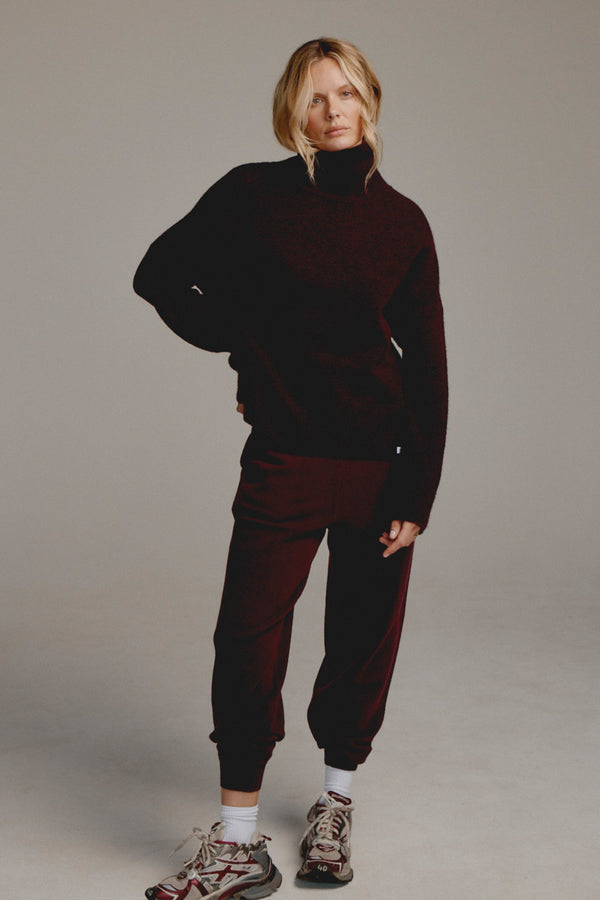 Penn & Ink JUMPER (W25L247) AUBERGINE