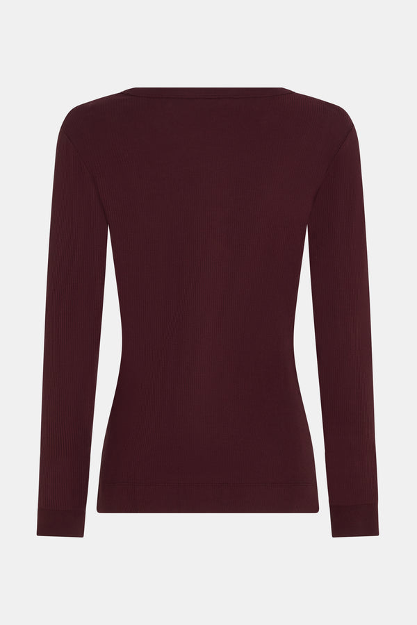 Penn & Ink LONGSLEEVE (W25F1745) AUBERGINE