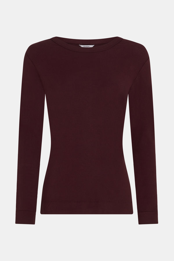 penn & ink LONGSLEEVE (W25F1745) AUBERGINE