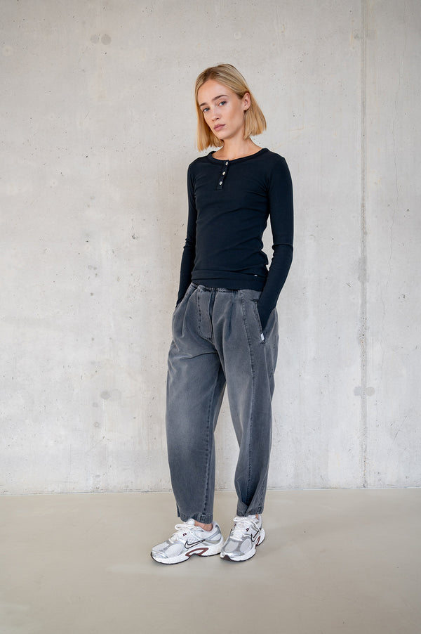 Penn & Ink LONGSLEEVE (W25F1763LTD) BLACK