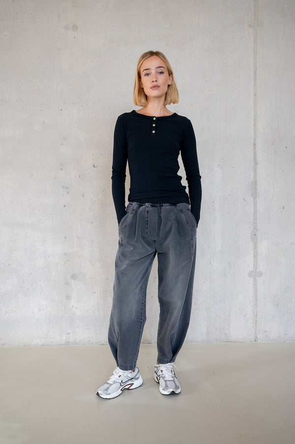 penn & ink LONGSLEEVE (W25F1763LTD) BLACK