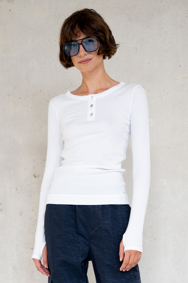 penn & ink LONGSLEEVE (W25F1763LTD) WHITE