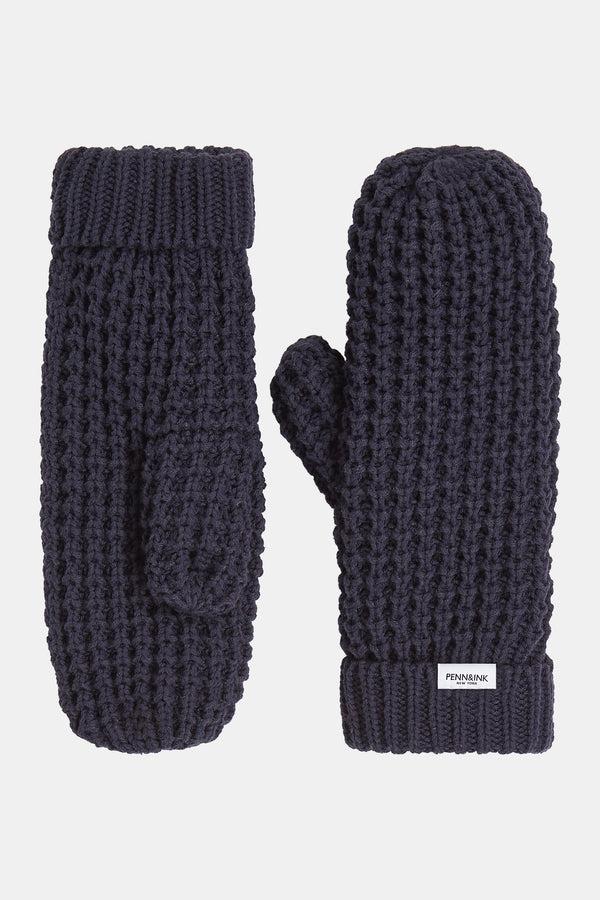 penn & ink MITTENS (W25D130) NAVY