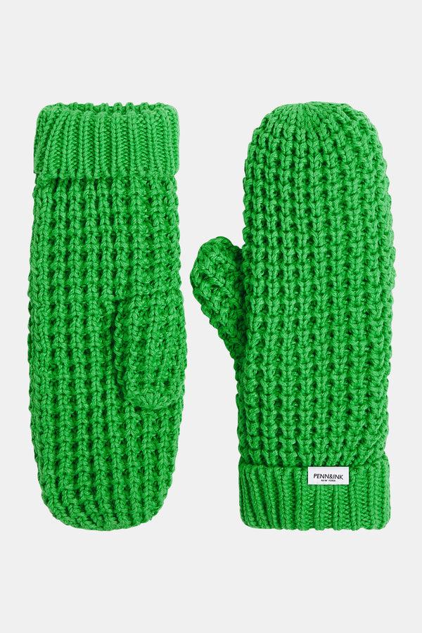 penn & ink MITTENS (W25D130) VIBRANT GREEN