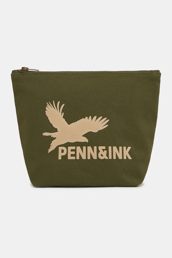 penn & ink P&I EAGLE POUCH - PESTO