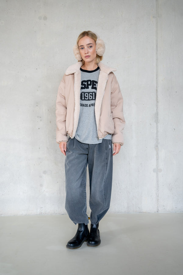 Penn & Ink REVERSIBLE JACKET (W25C328LTD) ECRU