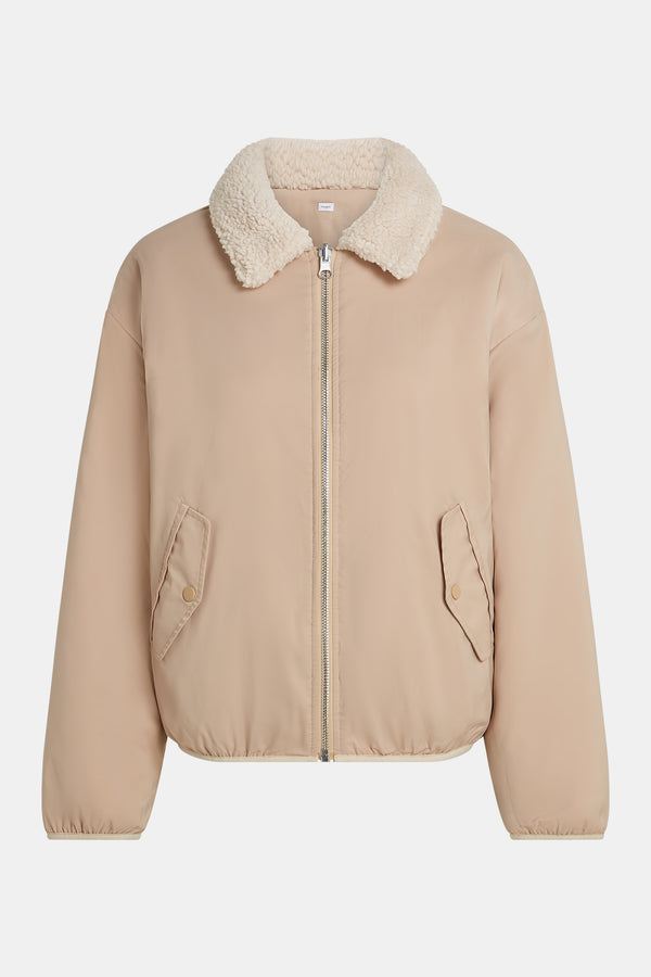 Penn & Ink REVERSIBLE JACKET (W25C328LTD) ECRU