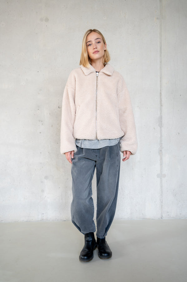 penn & ink REVERSIBLE JACKET (W25C328LTD) ECRU