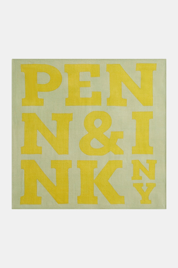 penn & ink SCARF PRINT (W25M113) FIBER - CURRY