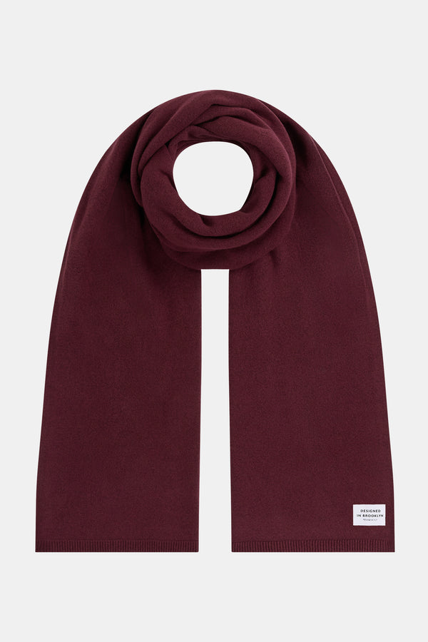 penn & ink SCARF (W25B358) AUBERGINE