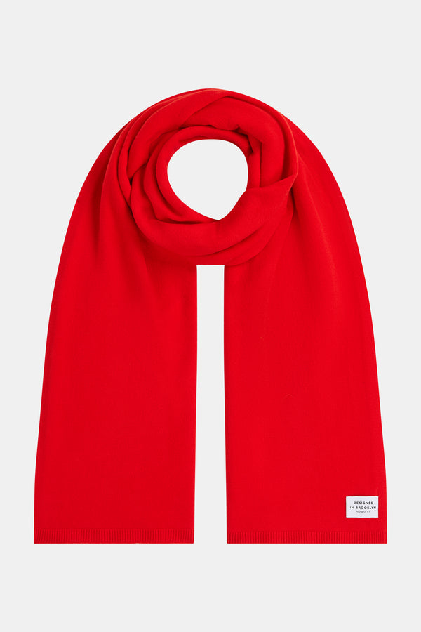 penn & ink SCARF (W25B358) TOMATO