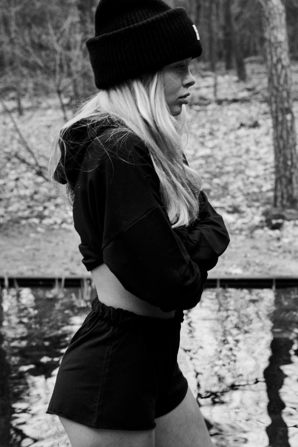 penn & ink SHORTS (T010) BLACK