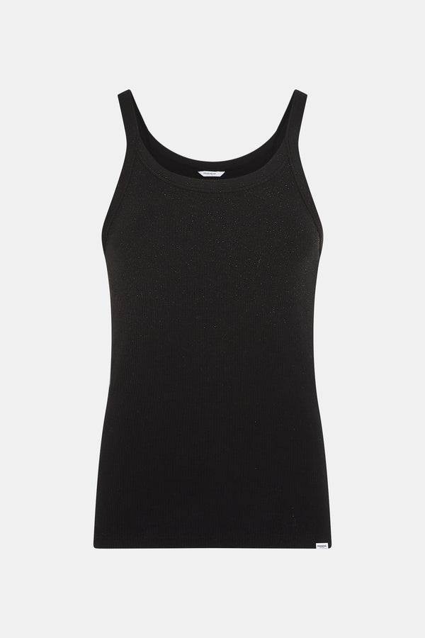 Penn & Ink SINGLET GLITTER (W25F1752LTD) BLACK