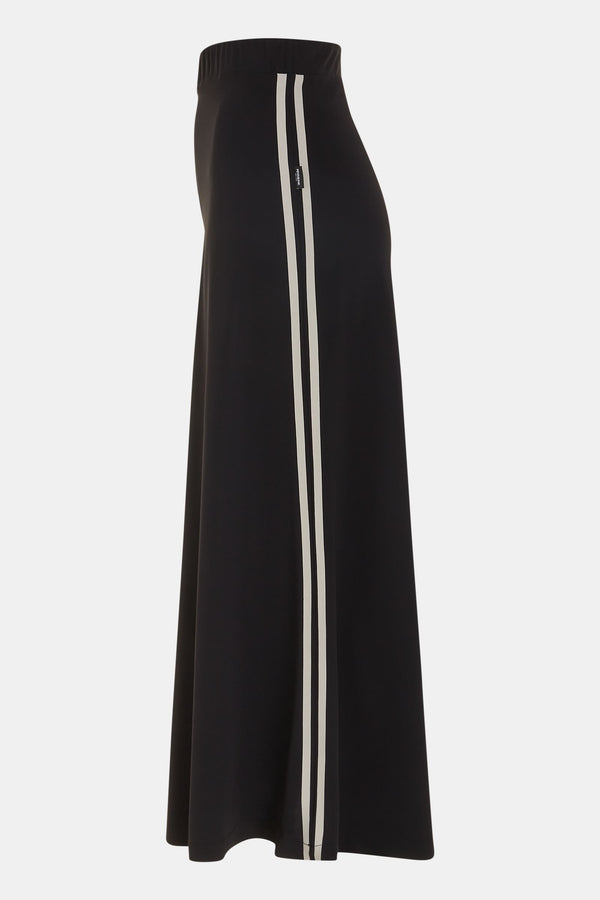 Penn & Ink SKIRT (ANNA STRIPE) BLACK