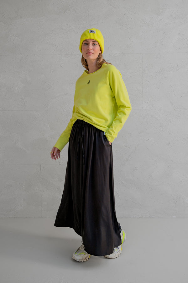 Penn & Ink SKIRT (W25F1728) BLACK