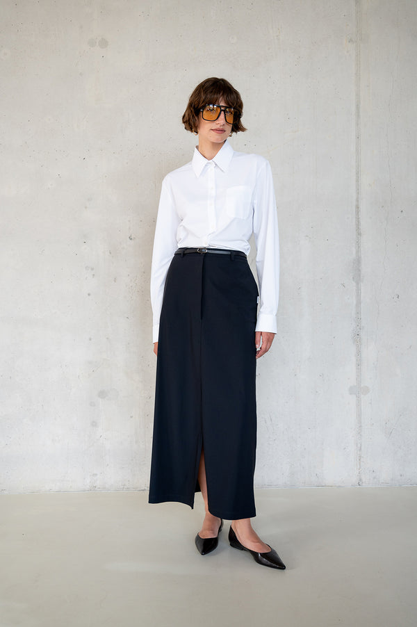 penn & ink SKIRT (W25N1681LTD) BLACK