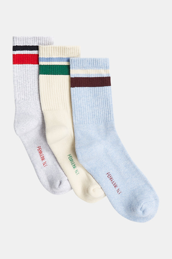 penn & ink SOCKS 3-PACK (W25F1772LTD) MULTICOLOR
