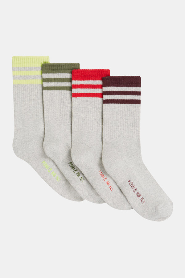 penn & ink SOCKS 4-PACK (W25F1743) MULTICOLOR