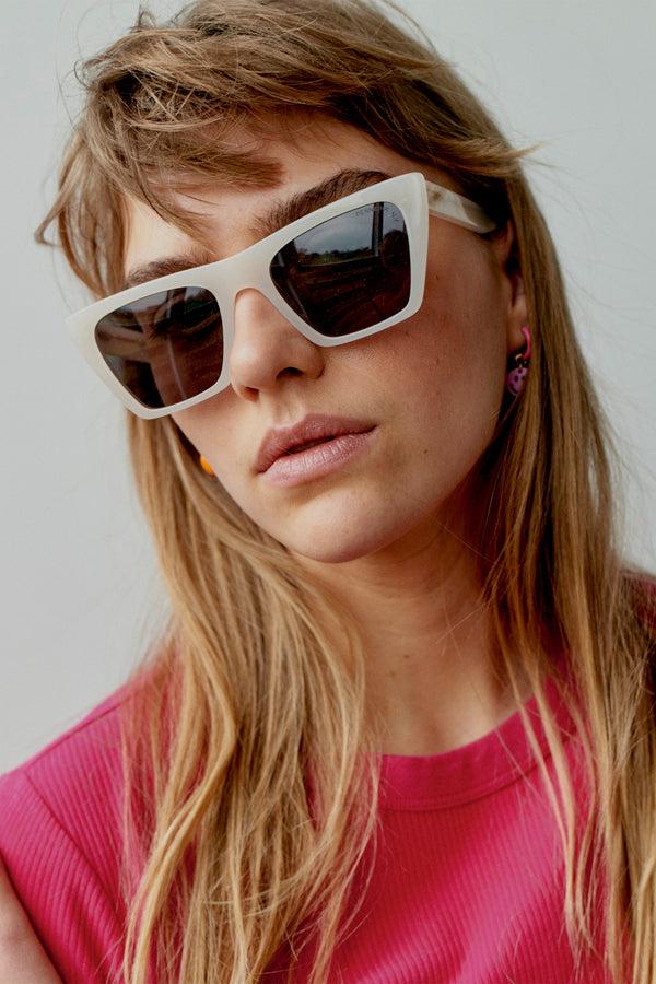 Penn & Ink SUNGLASSES P&I 8064 | CHAMPAGNE WHITE