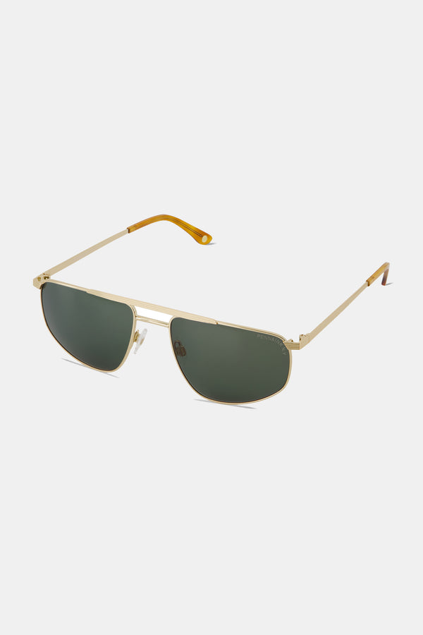 penn & ink SUNGLASSES P&I 8068 | GOLD - GREEN