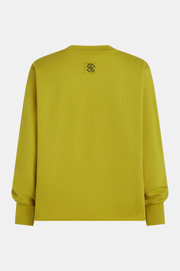 Penn & Ink SWEATER PRINT (W25F1700) CURRY - ECRU