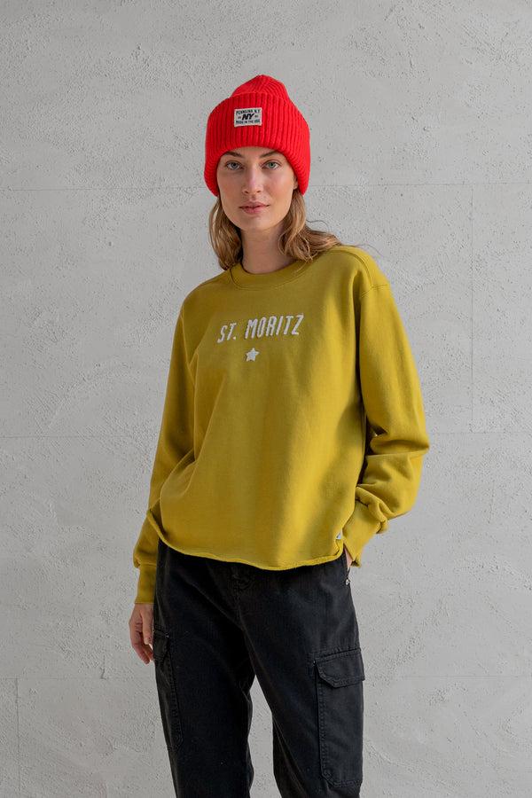 penn & ink SWEATER PRINT (W25F1700) CURRY - ECRU