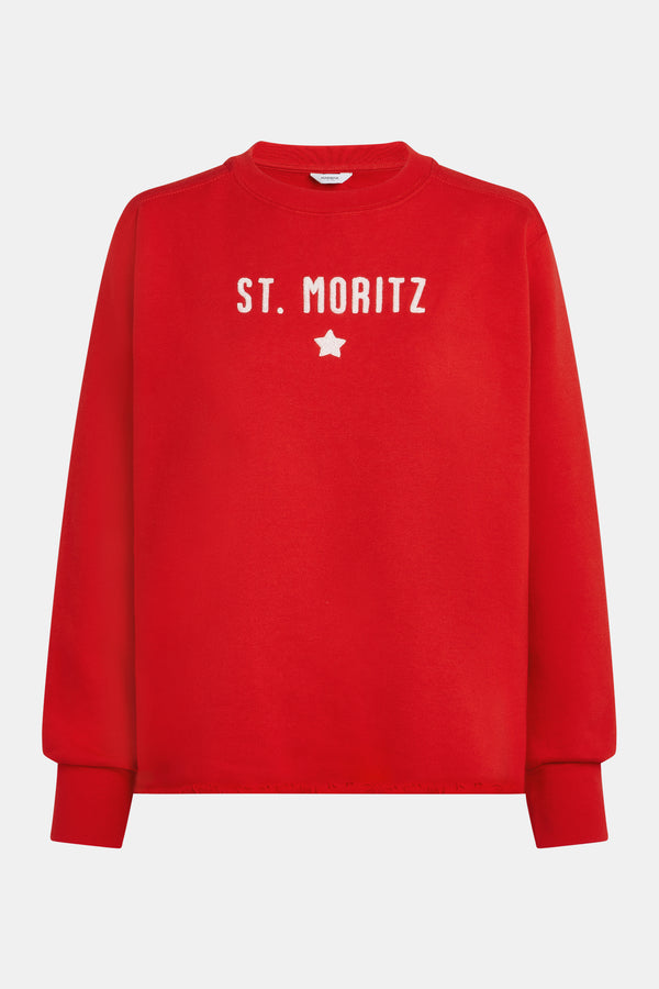 penn & ink SWEATER PRINT (W25F1700) TOMATO - ECRU