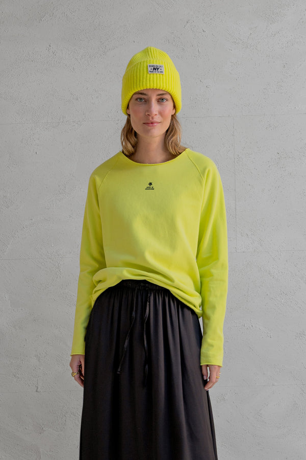 penn & ink SWEATER PRINT (W25F1704) ELECTRIC - BLACK