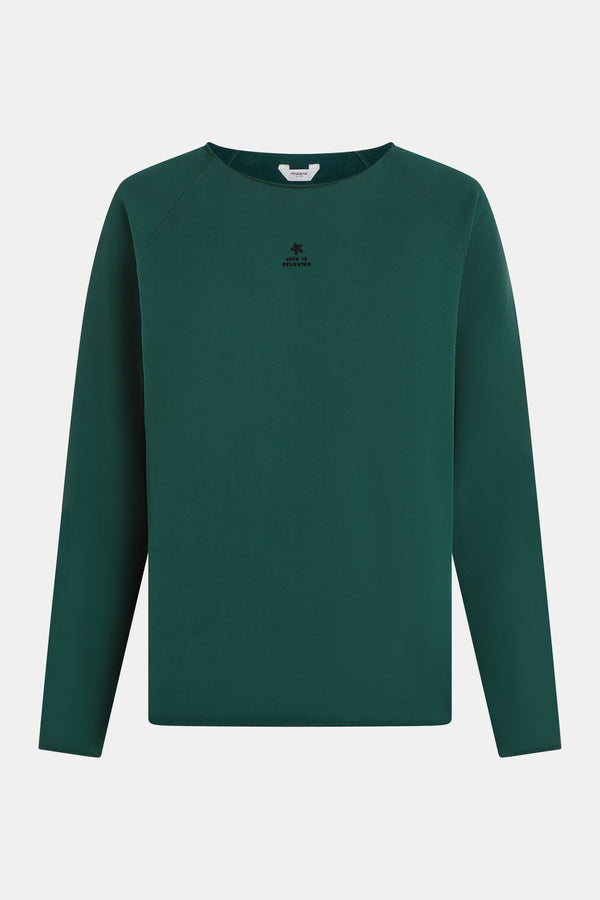 penn & ink SWEATER PRINT (W25F1704) FOREST - BLACK