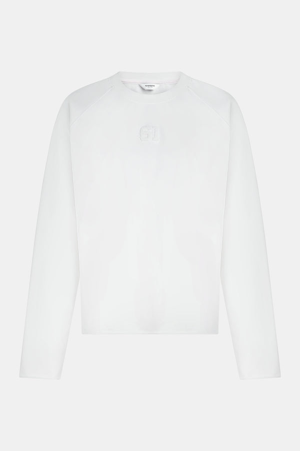 Penn & Ink SWEATER PRINT (W25F1705) WHITE