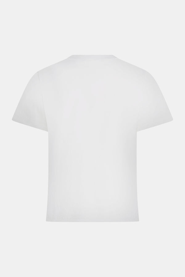 Penn & Ink T-SHIRT PRINT (W25F1730) ECRU - BLACK