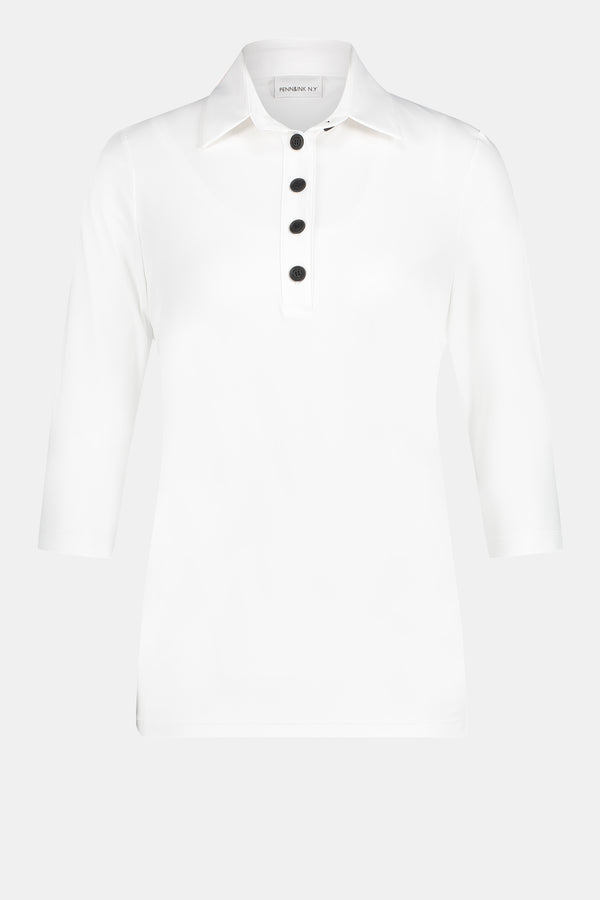 penn & ink TOP (LUX) WHITE