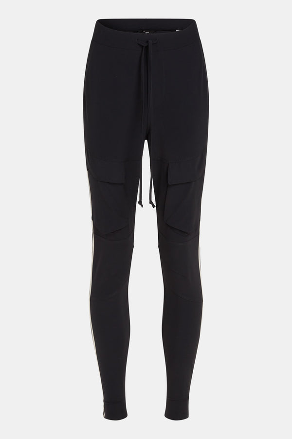 Penn & Ink TROUSERS (CARGO STRIPE) BLACK