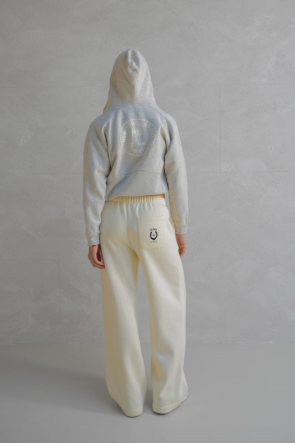 Penn & Ink TROUSERS PRINT (W25T1185) ECRU - BLACK