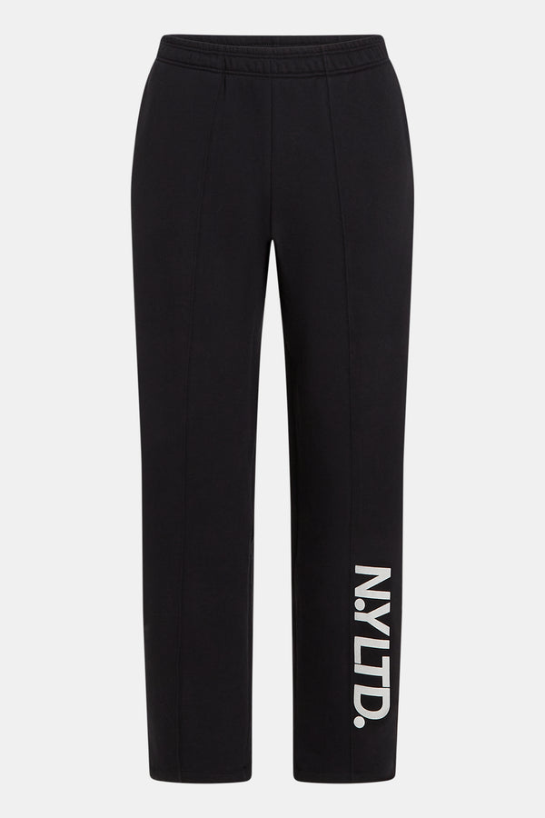 Penn & Ink TROUSERS PRINT (W25T1218LTD) BLACK - ECRU