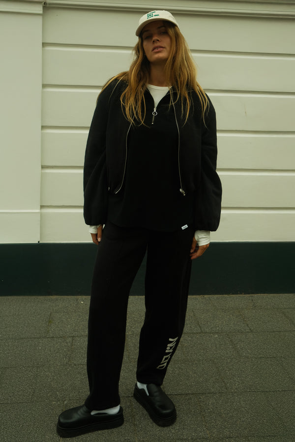 penn & ink TROUSERS PRINT (W25T1218LTD) BLACK - ECRU