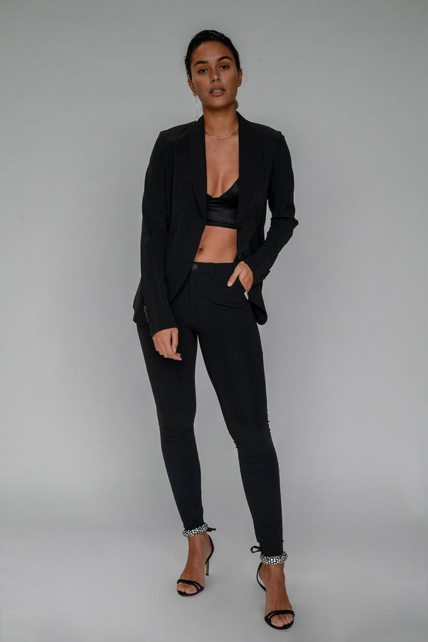 Penn & Ink TROUSERS (ROSY) BLACK