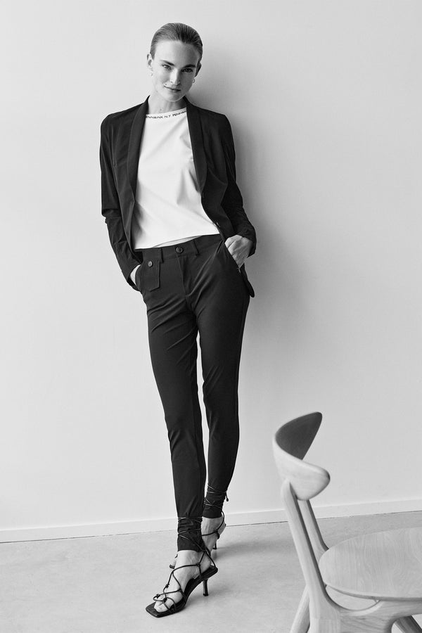 penn & ink TROUSERS (ROSY) BLACK