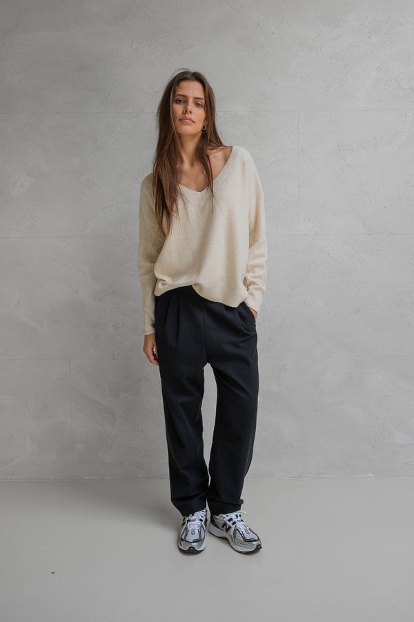 penn & ink TROUSERS (W25N1626) BLACK