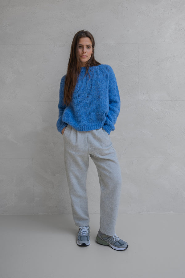 penn & ink TROUSERS (W25N1627) GREY MELANGE