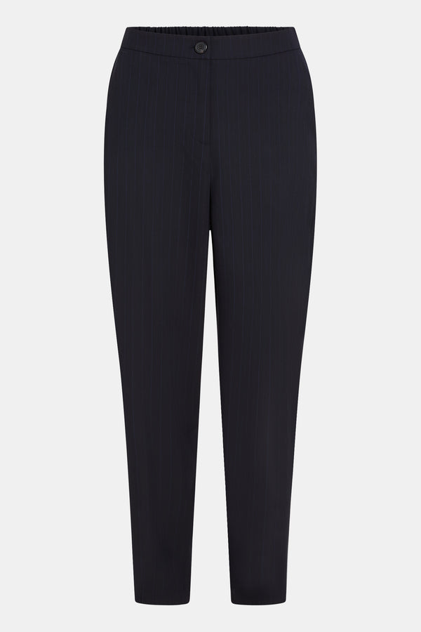 Penn & Ink TROUSERS (W25N1631) NAVY STRIPE