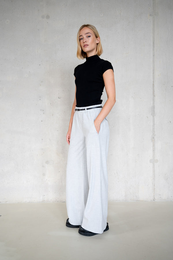 Penn & Ink TROUSERS (W25N1669LTD) GREY MELANGE